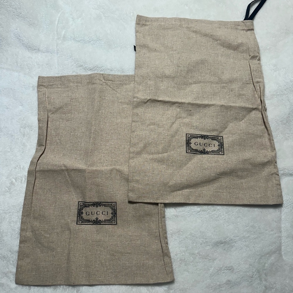 Gucci Tan Dust Bags
